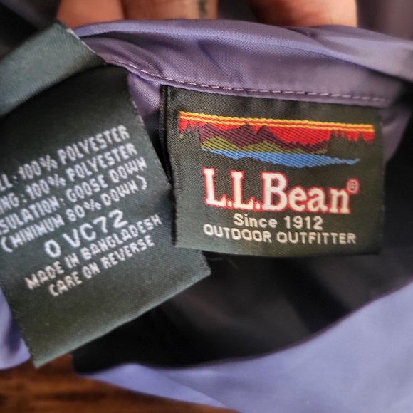 EDDIE BAUER WOMEN'S SZ L REVERSIBLE Purple Puffer Vest EXCELLENT COND - Picture 3 of 6